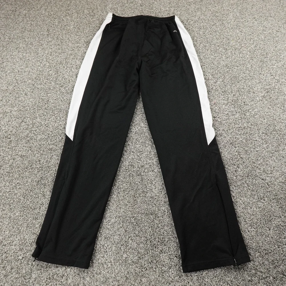 Adidas Pants Mens M Black Track Drawstring WarmUp Jogger‎ Sweatpants Workout Gym